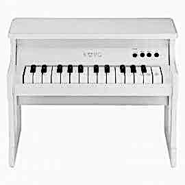 Korg TINYPIANO Renkli Çocuk Piyanosu Beyaz