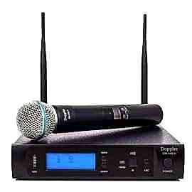 Doppler DM500H Çift Anten Telsiz El Mikrofonu