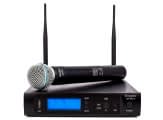 Doppler DM500H Çift Anten Telsiz El Mikrofonu
