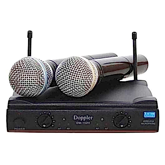 Doppler DM-152H Çift El Telsiz Mikrofon