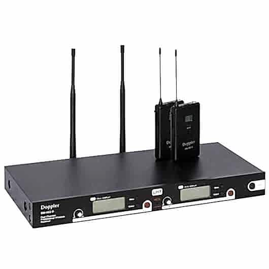 Doppler DM552B Çift Yaka Telsiz Mikrofon