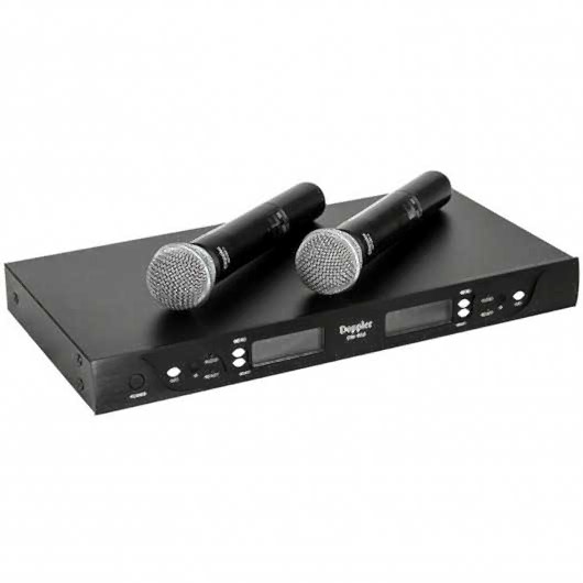Doppler DM602H Çift El Telsiz Mikrofon