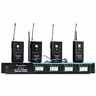 Doppler DM404B Dört Yaka Telsiz Mikrofon