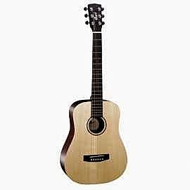 Cort EARTH MINI F-ADIRONDACK OP Elektro Akustik Seyahat Gitarı