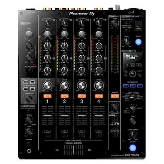 Pioneer DJ DJM 750 MK2 Profesyonel 4 Kanal DJ Mikseri