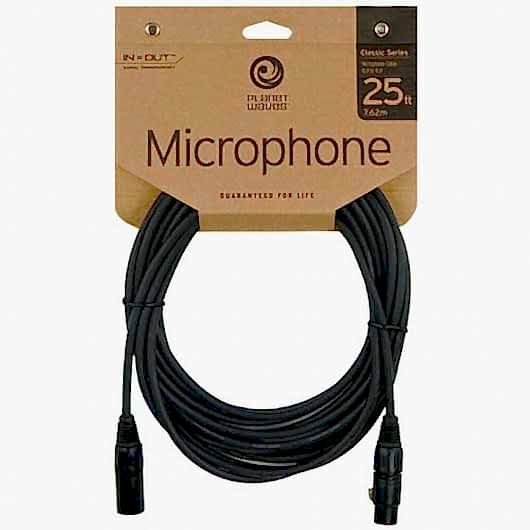 Planetwaves xlr dişi xlr erkek 25 inch 7.62 cm Mikrofon Kablosu PWCMIC25