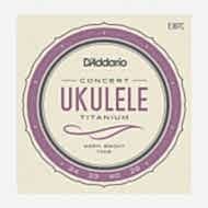 daddario concert titanium ukulele takım teli ej87c