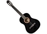 Valencia VC104 bk Klasik Gitar Tam Boy 4/4 siyah renk