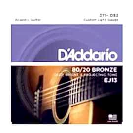 Daddario EJ13 Akustik Gitar Teli Takım Set