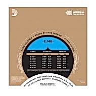 D'Addario EJ48 80/20 Bronze Pro-Arté Nylon, Hard Tension Takım Tel - Klasik Gitar Teli