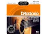 D'Addario EXP10 Coated 80/20 Bronze, Extra Light, 10-47 Takım Tel - Akustik gitar teli 010-047