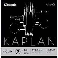 D'Addario KV310 4/4M Kaplan Vivo Series Violin String Set KV313 - D (Re) Medium Tek Tel - Keman Teli
