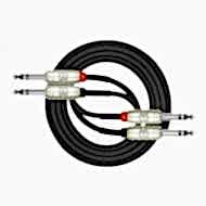 Kirlin AP-407 PR-Bk 1 Metre Çift Stereo Kablo