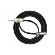 Kirlin AP-469PRL/BK 3,5 mm TRS giriş- 3,5 TRS mini stereo jak uzatma kablosu 2 Metre