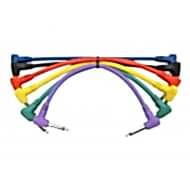 KIRLIN LG6-243 /6 Lightgear Cable 15 santim Pedal Ara Kablosu 15cm - 6'lı Set