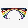 KIRLIN LG6-243 /6 Lightgear Cable 15 santim Pedal Ara Kablosu 15cm - 6'lı Set