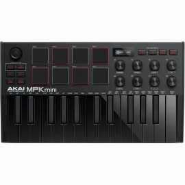 AKAI MPKMINI 3 Black (Siyah)25 Tuş Midi Klavye Kontroller