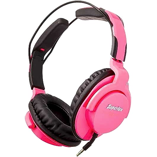 Superlux HD 661 Beyaz Referans Studio Kulaklığı pembe