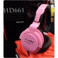 Superlux HD 661 Beyaz Referans Studio Kulaklığı pembe