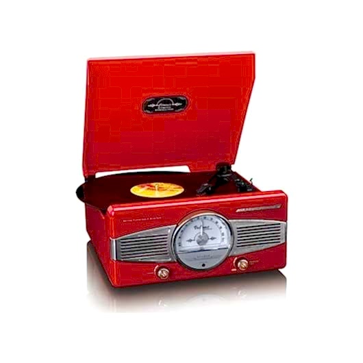 Lenco TT-27 RD Vintage Taşınabilir Radyo ve Plak Çalar
