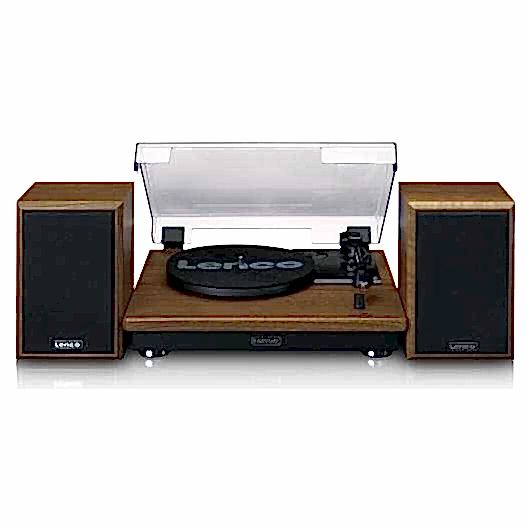 Lenco LS-100 Wd Bluetoothlu Hoparlörlü Ahşap Pikap Plak Çalar