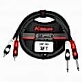 Kirlin Cable LGA-404 3M Dual Patch Cable 2x 1/4 ses kablosu