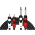 Kirlin Cable LGA-404 3M Dual Patch Cable 2x 1/4 ses kablosu