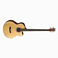 Cort Sjb5F-Nsw Akustik Bas Gitar Elektro Akustik Kılıflı