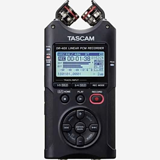 Tascam DR-40X 4-Kanal Ses Kayıt Cihazı ve USB Ses Arabirimi