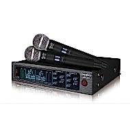 Doppler DM-222h Çiftli El Tipi Telsiz Mikrofon