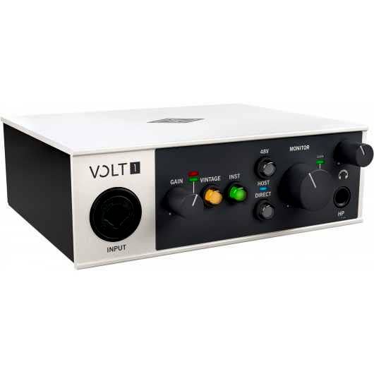 UNIVERSAL AUDIO Volt 1 Yeni nesil 24-bit / 192 kHz, 1-Giriş / 2-Çıkış, 610 MicPre Modellemeli, USB-C Ses Kartı