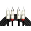 Kirlin AP-401PR-BK - 3 Metre RCA Ses Kablosu