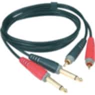 Klotz AT-CJ0200 Sinyal Kablosu 2 adet RCA- 2 Adet Çivi Jak