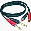 Klotz AT-CJ0200 Sinyal Kablosu 2 adet RCA- 2 Adet Çivi Jak