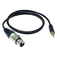 Klotz AU-MF0150 kabel XLR Dişi - mini Jack stereo