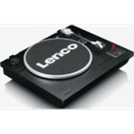 Lenco LS-55 BK Siyah Ahşap Hoparlörlü Bluetoothlu USB'li MP3'e Kayıt Özellikli Pikap Plak Çalar