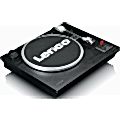 Lenco LS-55 BK Siyah Ahşap Hoparlörlü Bluetoothlu USB'li MP3'e Kayıt Özellikli Pikap Plak Çalar