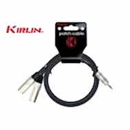 Kirlin Y-370PR, 1/8" Stereo - 2x XLR Male Y-Patch Kablo 6 metre
