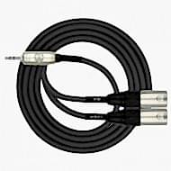 Kirlin Y-370PR, 1/8" Stereo - 2x XLR Male Y-Patch Kablo 6 metre